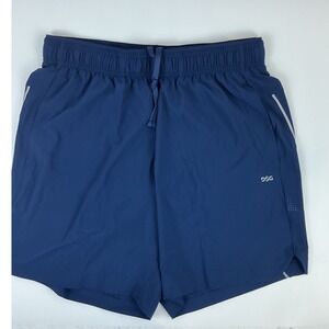 DSG Mens 7" Stride Athletic Running Shorts Navy Blue Lightweight Activewear MED